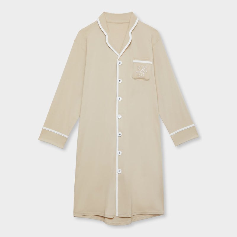 SERIES 330 - Dress / Beige × White（ベージュ×ホワイト）